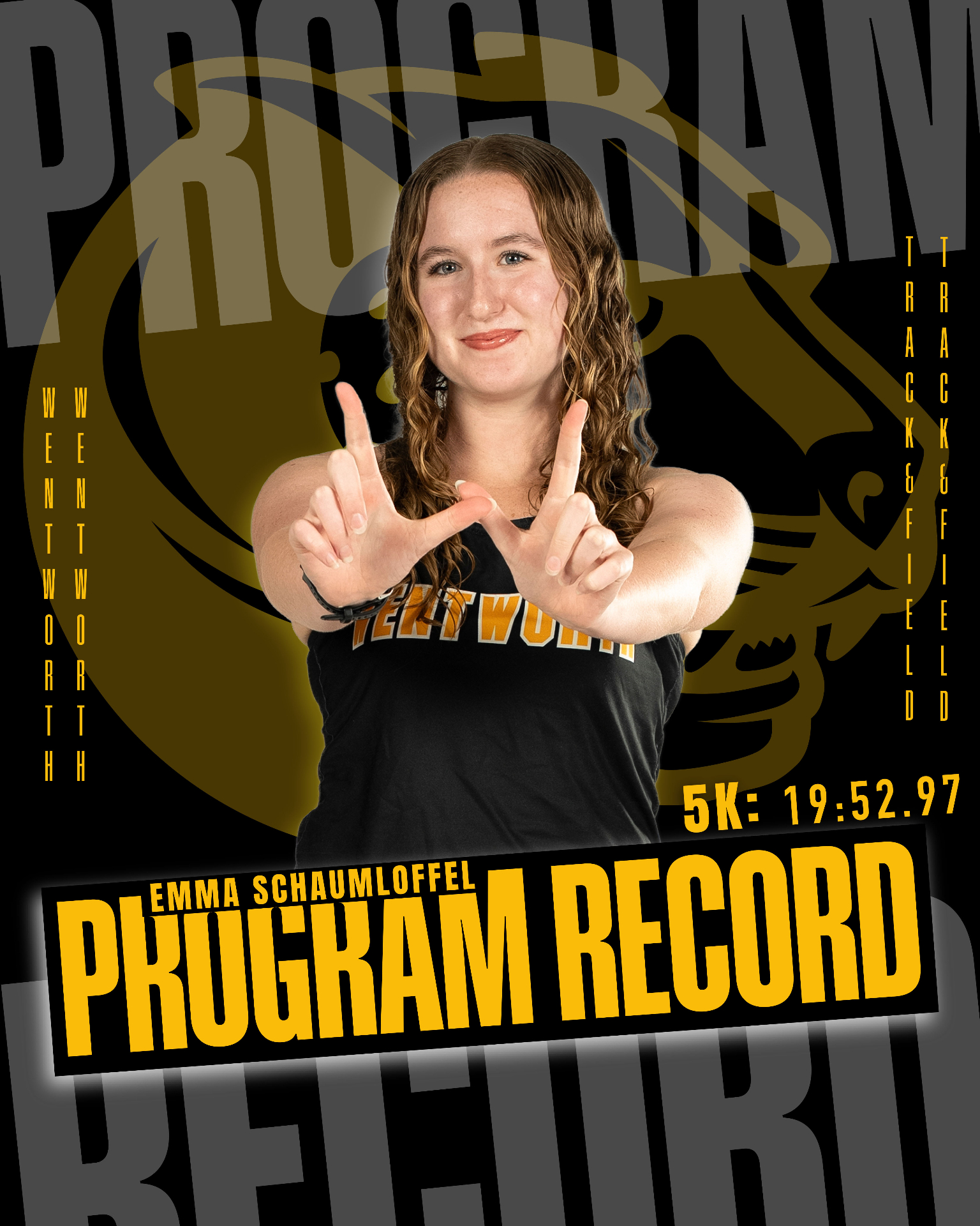 Wentworth Track & Field Graphics